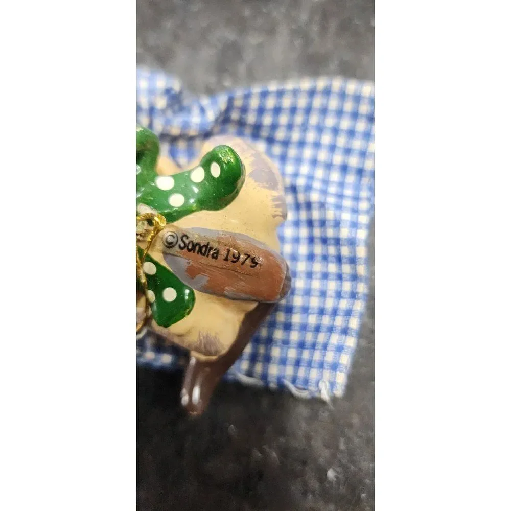 Vintage 1979 Sondra Cat Ornament Bundle